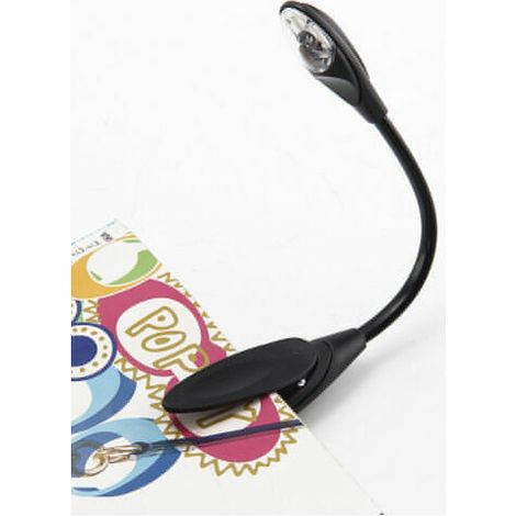 Clip Led Reading Reading Usb Rechargeable Reading Lamp With Good Bright Eye Protection - Portable And Adjustable Study Lamp For Home And Office Supplies (Black)