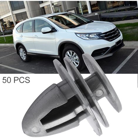 Kit de rivets pour garniture de pare-chocs de panneau de porte de voiture (50 pièces) adapté aux Honda Accord, Civic, CR-V et Del Sol. (1/5)
