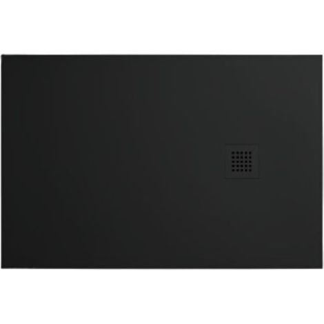 Piatto doccia 80x140 h.3 in ceramica nero opaco Ceramic.30 di (1/4)