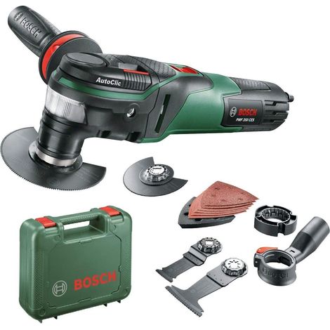 Bosch Multifunktionswerkzeug PMF 350 CES (350 Watt, für Starlock Zubehör, 6tlg. Schleifpapierset, 7 Zubehörteile) (1/5)