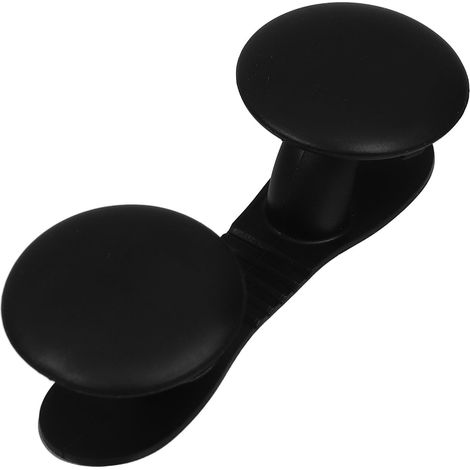 Range-câbles Adhésif Noir en Silicone pour Gestion Soignée des Fils Finition Soignée, Gestion du Cordon, Format Compact pour Usage Domestique (1/5)