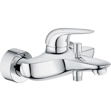 Grohe Eurostyle Einhand Wannenbatterie, geschlossenem Hebelgriff, (1/5)