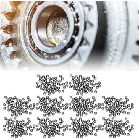 500 pièces billes acier carbone polies précises 8mm pour roulements et accessoires mécaniques (1/5)