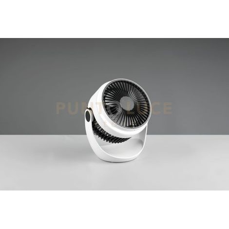 TEMPEST VENTILATORE DA PARETE E/O DA SOFFITTO ORIENTABILE H. 24CM LED 1W 100lm, 6500K