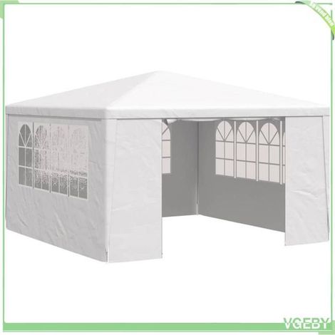 Tente de réception - FAFEICY - 48525 - 4x4 m - 90 g/m² PE - Parois latérales (1/5)