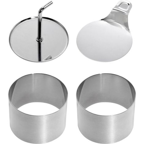 Set porzionatori tondi acciaio inox Kaufgut cm 7,5 (1/5)