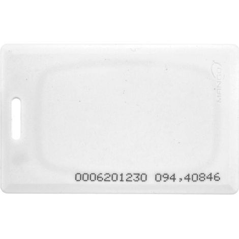 Tarjeta de proximidad de 2 mm de grosor, color blanco, 125 kHz, KTSTD2