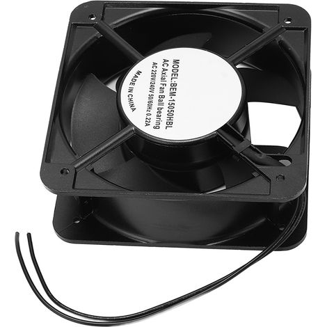 Ventilateur axial AC BERM 220-240V roulement à billes fort débit d'air silencieux pour refroidissement garage serveur (1/5)