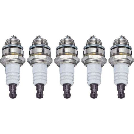 Jeu de 5 Bougies d’Allumage pour Moteurs 2 Temps Compatible L8RTFHaute Performance et Fiabilité (1/3)