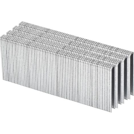 1000Pcs Agrafes Étroites Couronne 18 Gauge 1/4"x1-1/4" Blanc (1/5)