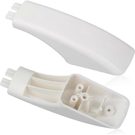 2 embouts de poignée de porte de four WB07K10043 compatibles avec les cuisinières GE - Remplace les références 242805, AP3140301 et WB07T10144 - Parfait (1/5)