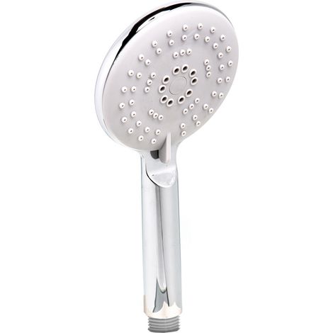Douchette à main ronde 4 jets chrome en abs