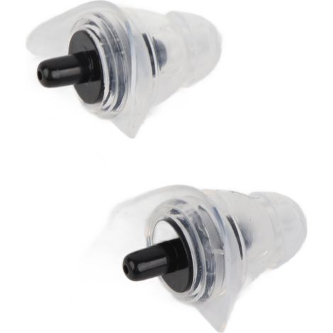 Bouchons d'oreille haute fidélité à réduction de bruit de 27 dB pour batteur de concert et protection auditive (noir) (1/5)