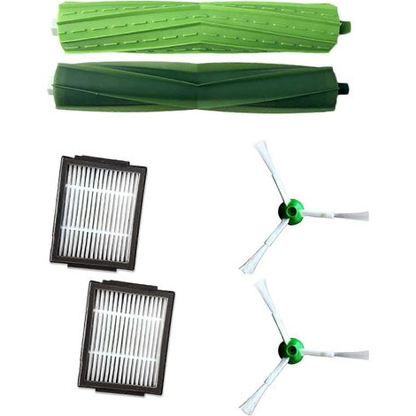 2 jeux de brosses de remplacement compatibles pour iRobot Roomba E et iRobot Roomba E Je etamp Série J e5 e6 e7 i1 i1+ i2 i3 i3+ i4 i4+ i6 i6+i7 i7+ i8 i8+ j6+ j7 j7+, Combo i5 (1/5)