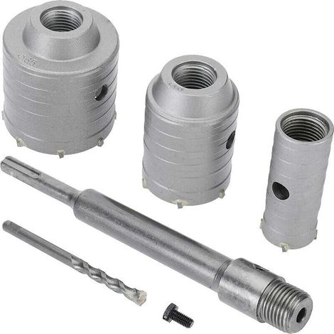 Forets de scie cloche SDS Plus pour béton, ciment, pierre, mur - 65 mm, 50 mm, 30 mm (1/4)