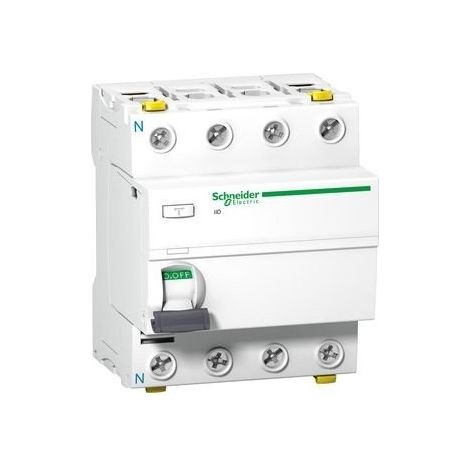 SCHNEIDER ELECTRIC DISJONCTEUR DIFFÉRENTIEL 4P 40 A 30 MA TYPE AC A9Z11440 (1/2)