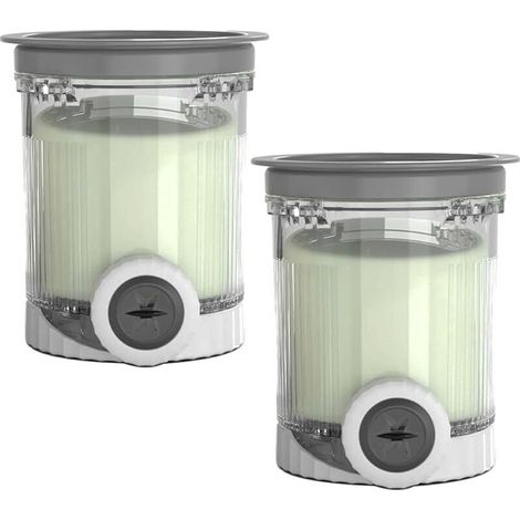 Pot et Couvercle pour Ninja Swirl by CREAMi Sorbetière et machine à glaces, Lot de 2 Bol Bacs à Crème Glacée pour Ninja Creamy NC701EU NC701 NC700 Série, Sans BPA et Lavable au Lave-Vaisselle (1/5)