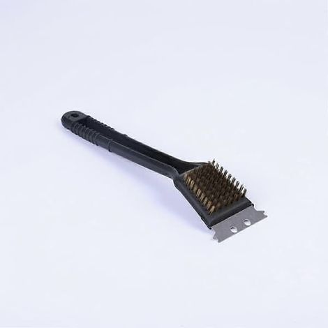 Brosse de nettoyage pour grille de barbecue à poils rigides - 34 x 8,5 x 4,5 cm (1/5)