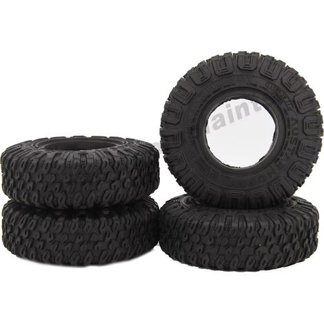 Beim CC01 LC70 MST JIMNYRC RC-Crawler werden weiche Gummireifen mit einer Größe von 1,55 Zoll (85 mm x 28 mm) verwendet. (1/5)