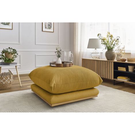 BOBOCHIC - Pouf ERNEST Jaune (1/5)