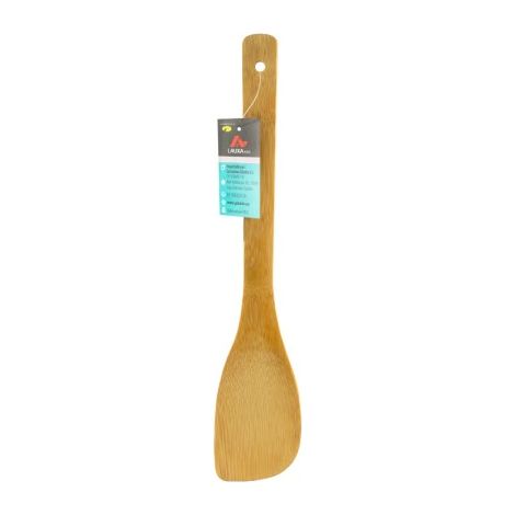 Spatola da cucina in bambù, 30 cm, ergonomica, leggera e resistente - MARCA (1/4)