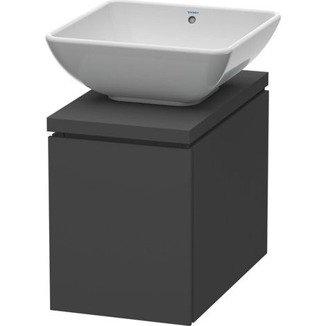 Meuble sous-vasque L-CUBE 320x547x400mm graphite mat