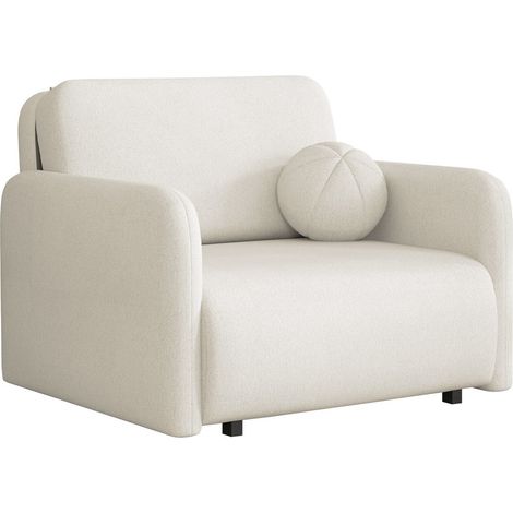 Fauteuil Poetal I, Velo 621, 85x100x103cm, Tissu, Pieds: Bois, 0, Mobilier déjà assemblé