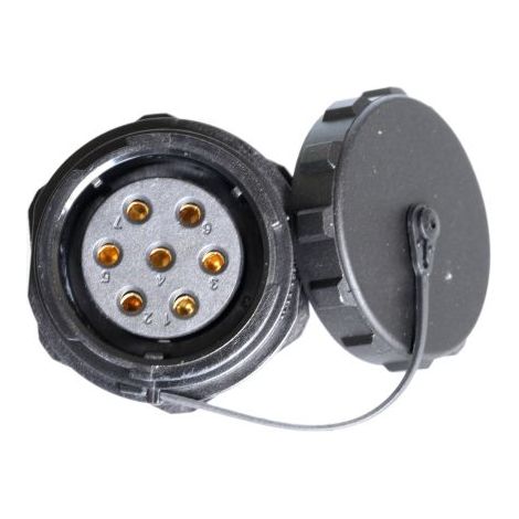 Connecteur circulaire RS PRO, Standard 7 contacts, Montage panneau, raccordement A visser ( Prix pour 1 )