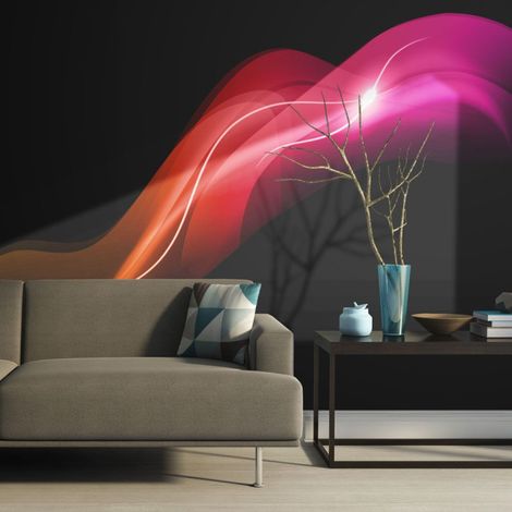Papier Peint "Abstract Colorful Jellyfish" 270 x 350 cm (1/2)