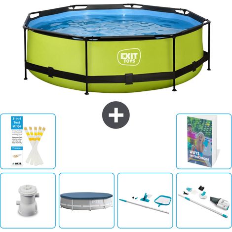 Exit Pool Rund - 300x76 cm - 7-teilig S257
