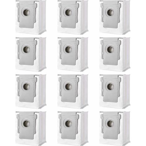 Nazalus - Oferta especial - Paquete de 12 bolsas de repuesto compatibles para iRobot i7 i7+ / i7 Plus E5 E6 E7 S9, accesorios de limpieza para aspiradora Roomba i7, para aspiradora H226 Clean Base. (1/5)