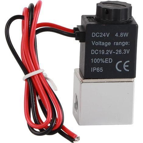 Vanne électromagnétique Normalement Ouverte, électrovanne, électrovanne 2 Voies à 2 Positions Vanne électromagnétique Stable Normalement Ouverte, pour, Vanne (DC24V)