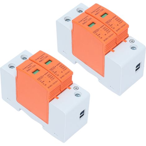 2 dispositifs de protection contre les surtensions SPD, parafoudre, disjoncteur domestique 2P 420V RMU1-C6060kA Imaximum (1/5)