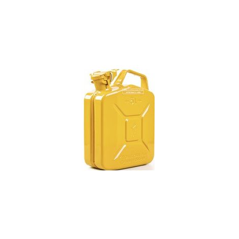 Bidón de combustible 5l amarillo zinc RAL 1018 chapa de acero L230xW120xH310mm VALPRO