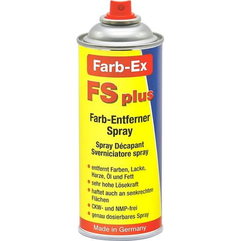 Décapant puissant en spray DECOTRIC Farb-Ex FS dissout peinture, verni, résine, huile 400ml