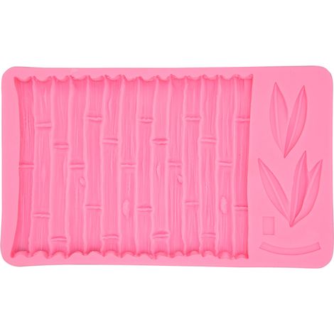 Moule en Silicone à Feuilles de Bambou Style Asiatique pour Pâtisserie DIY
