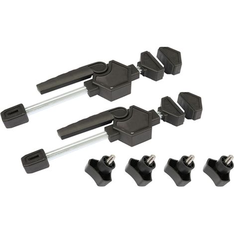 Lot de 2 serre-joints de table et presses à bois - outils de menuiserie pour bricolage et réparation de machines (1/3)