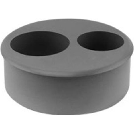 Bouchon de réduction double PVC - 110 - 40 - 40 mm, IBIDE
