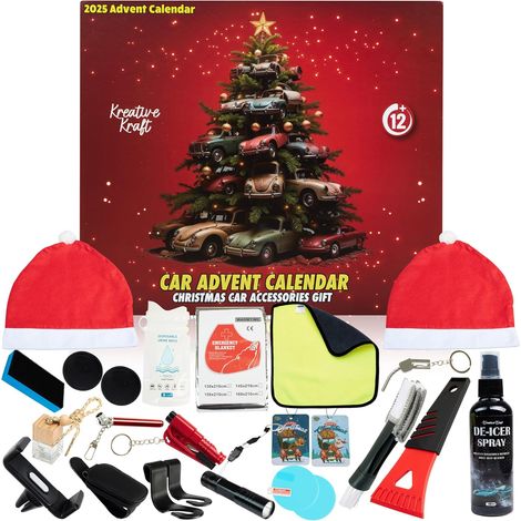 Calendrier de l'Avent 2026 Accessoires Voiture, 24 surprises (1/5)