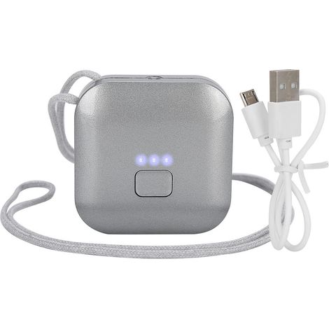 Purificateur d'air portable à collier USB, ioniseur négatif personnel mini, rafraîchisseur d'air noir (1/5)