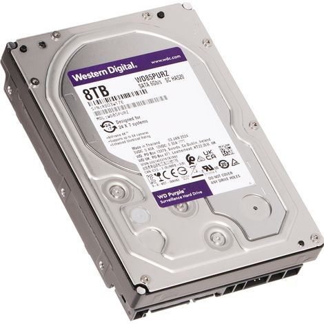 Disque dur enregistreur Western Digital HDD-WD85PURZ 8 To 24/7 (1/3)