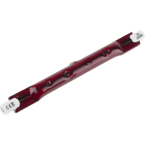 Lampe à infrarouge RS PRO 500 W, R7S 230 V x 10mm 118 mm Rouge ( Prix pour 1 )