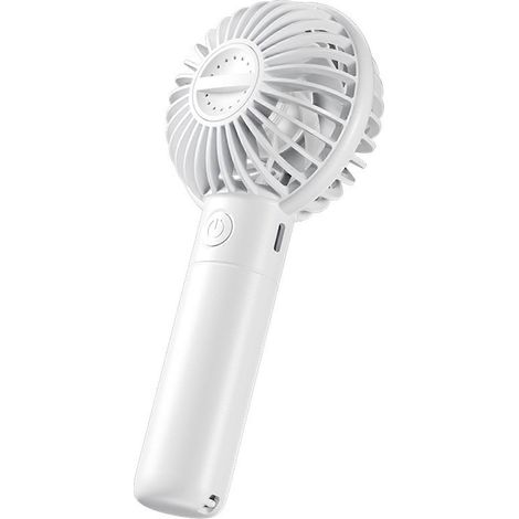 Tragbarer Handventilator, leise, USB-aufladbar, mehrere Geschwindigkeitsstufen, ideal für Schüler