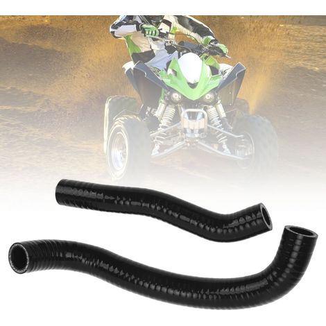 Silikon-Kühlschlauch für Kawasaki KFX400 2003-2006 (HX313) Schwarz (1/5)
