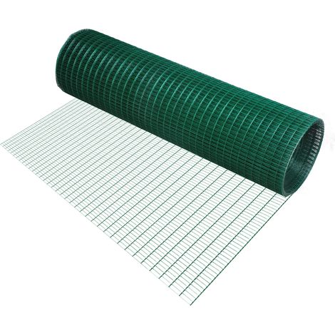 PVC Coated Welded Wire Mesh Chicken Poultry Aviary Fence Run Hutch Pet Rabbit (1/5)