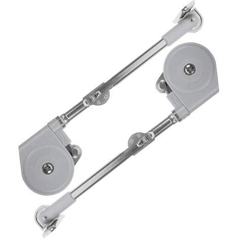 Lot de 2 Amortisseurs de Porte Rabattable en Alliage de Zinc Tige de Traction pour Armoire Support de Porte Retourné pour Placard Mural et Coiffeuse Installation Solide et (1/5)