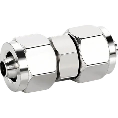 Raccord rapide pneumatique à vis rapide en acier inoxydable 304 (PU-Through-4mm) (1/5)