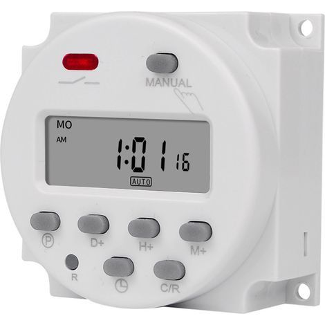Intelligenter programmierbarer Timer für Straßenbeleuchtung, mikrocomputergesteuert, 110V Countdown-Timer (1/5)