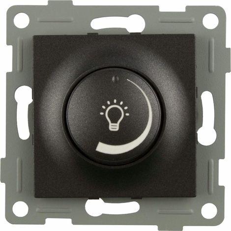 S-EMPOTRAR REGULADOR/CONMUTADOR LED GRAFITO 500W