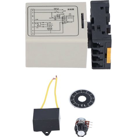 Régulateur de vitesse pour moteur à courant alternatif BERM, monophasé, 6 W à 200 W, 90 à 2 800 tr/min, 220 V/240 V, SS-22